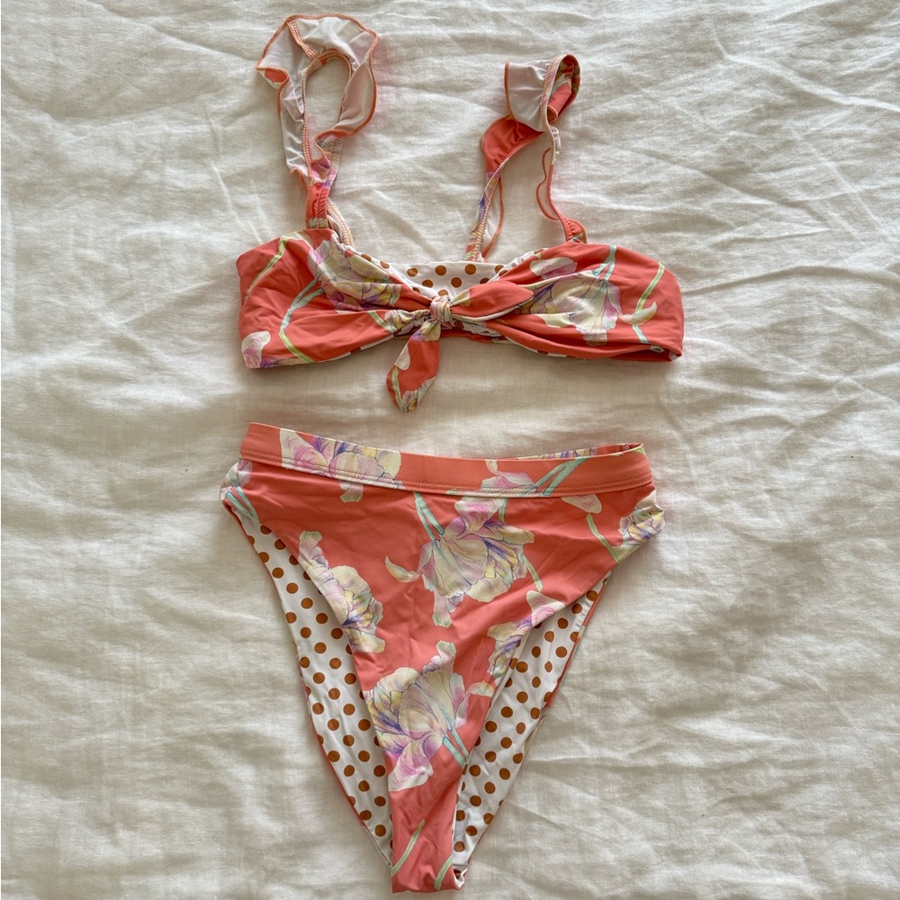 Dippin’ Daisy’s Pink Floral Swim Set